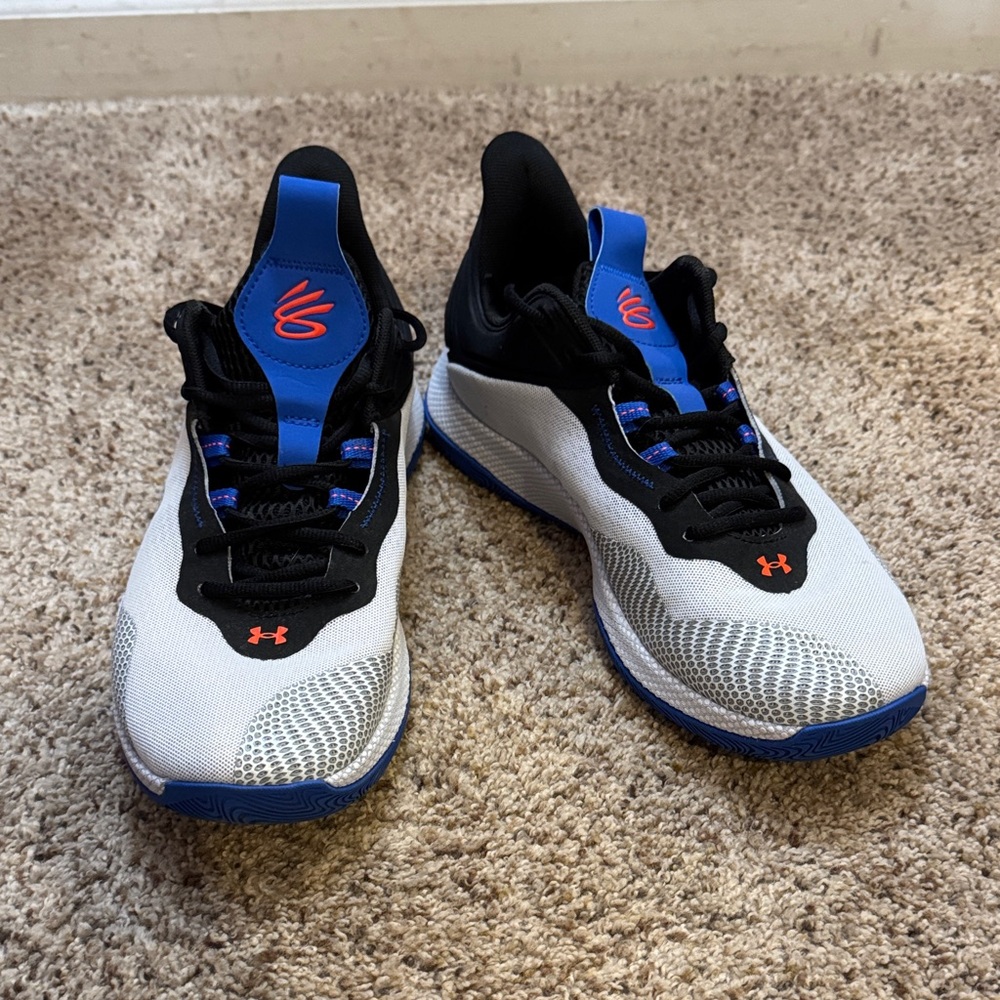 Under Armour Black and Blue Sneakers